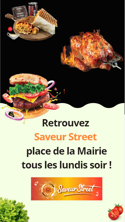 NOUVEAUTÉ : Food Truck tous les lundis place de la Mairie !