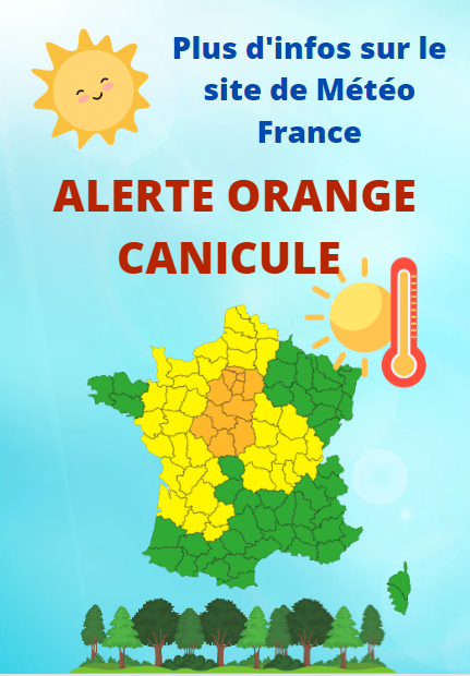 Alerte Orange Canicule 🌡🌞