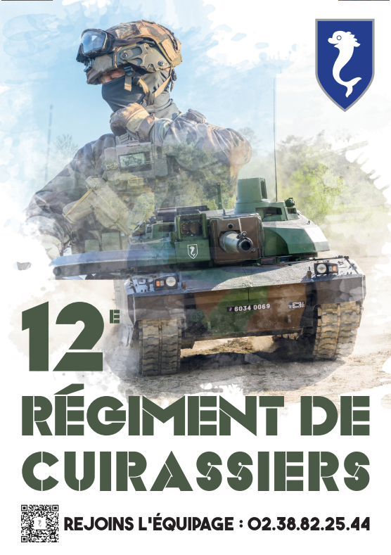 INFO – Recrutement 12e Régiment de Cuirassiers