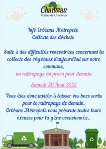 Info Orléans Métropole : Collecte des déchets