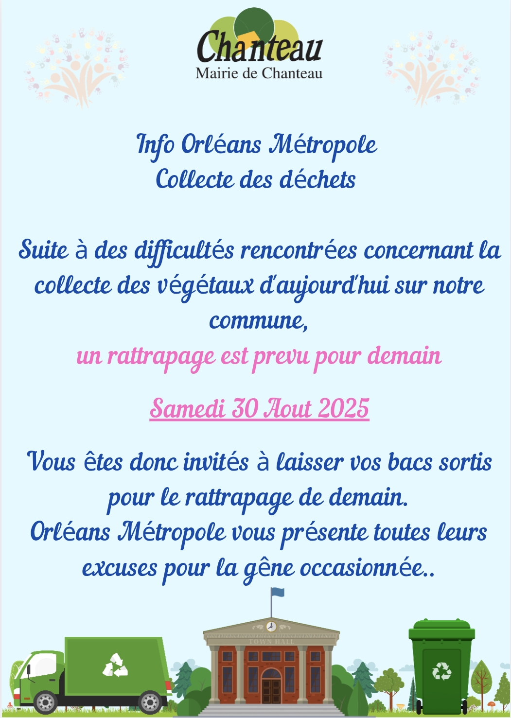 Info Orléans Métropole : Collecte des déchets