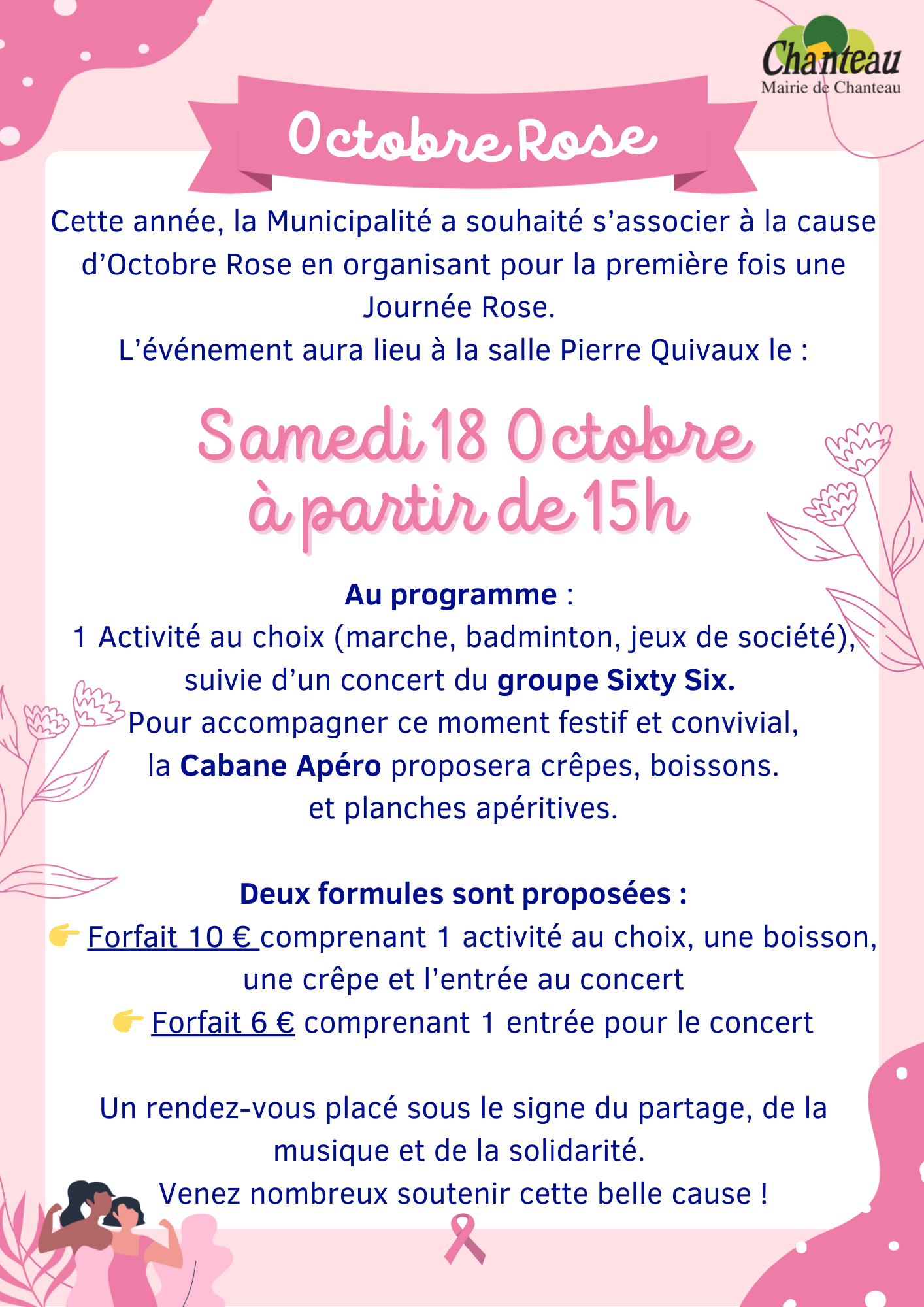 Octobre Rose – Samedi 18 Octobre 2025