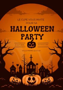 CLPE : Halloween Party – Vendredi 31 Octobre 2025 dès 15h30