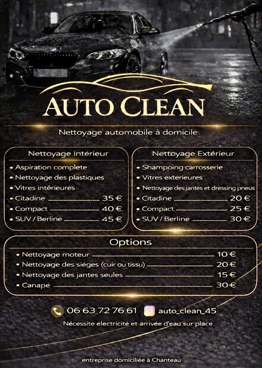 Découvrez AutoClean, une entreprise Chanteausienne !