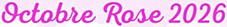 Journée Rose – Samedi 10 Octobre 2026 ! 🌸